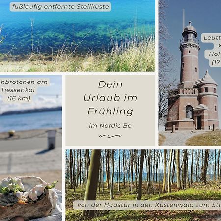 Nordic Bo -Wellen Wald Und Wilde Kueste- Strandnahe Doppelhaushaelfte Mit Waldterrasse Surendorf Екстериор снимка