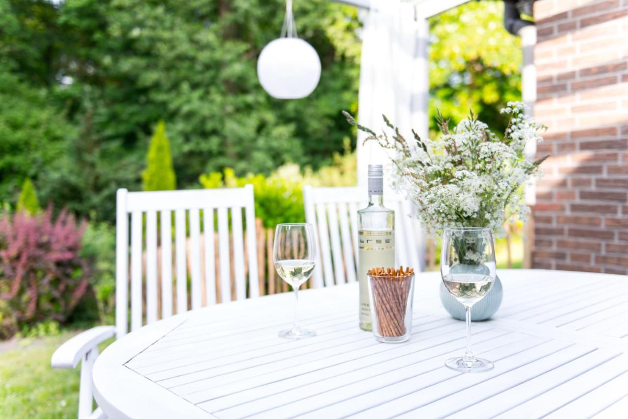 Nordic Bo -Wellen Wald Und Wilde Kueste- Strandnahe Doppelhaushaelfte Mit Waldterrasse Surendorf Екстериор снимка