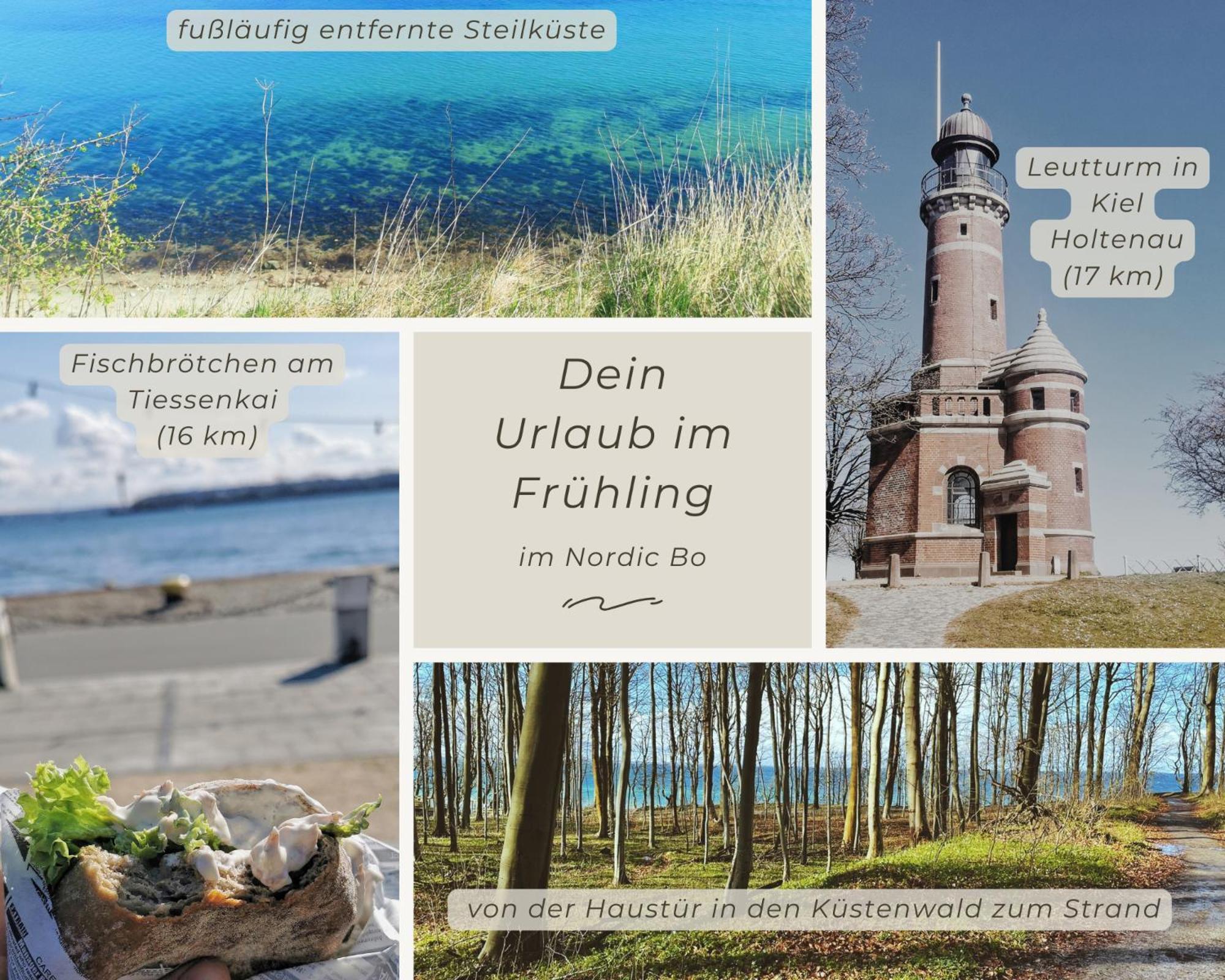 Nordic Bo -Wellen Wald Und Wilde Kueste- Strandnahe Doppelhaushaelfte Mit Waldterrasse Surendorf Екстериор снимка